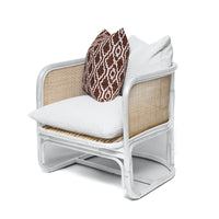Evie | Occasional Chair Rattan White