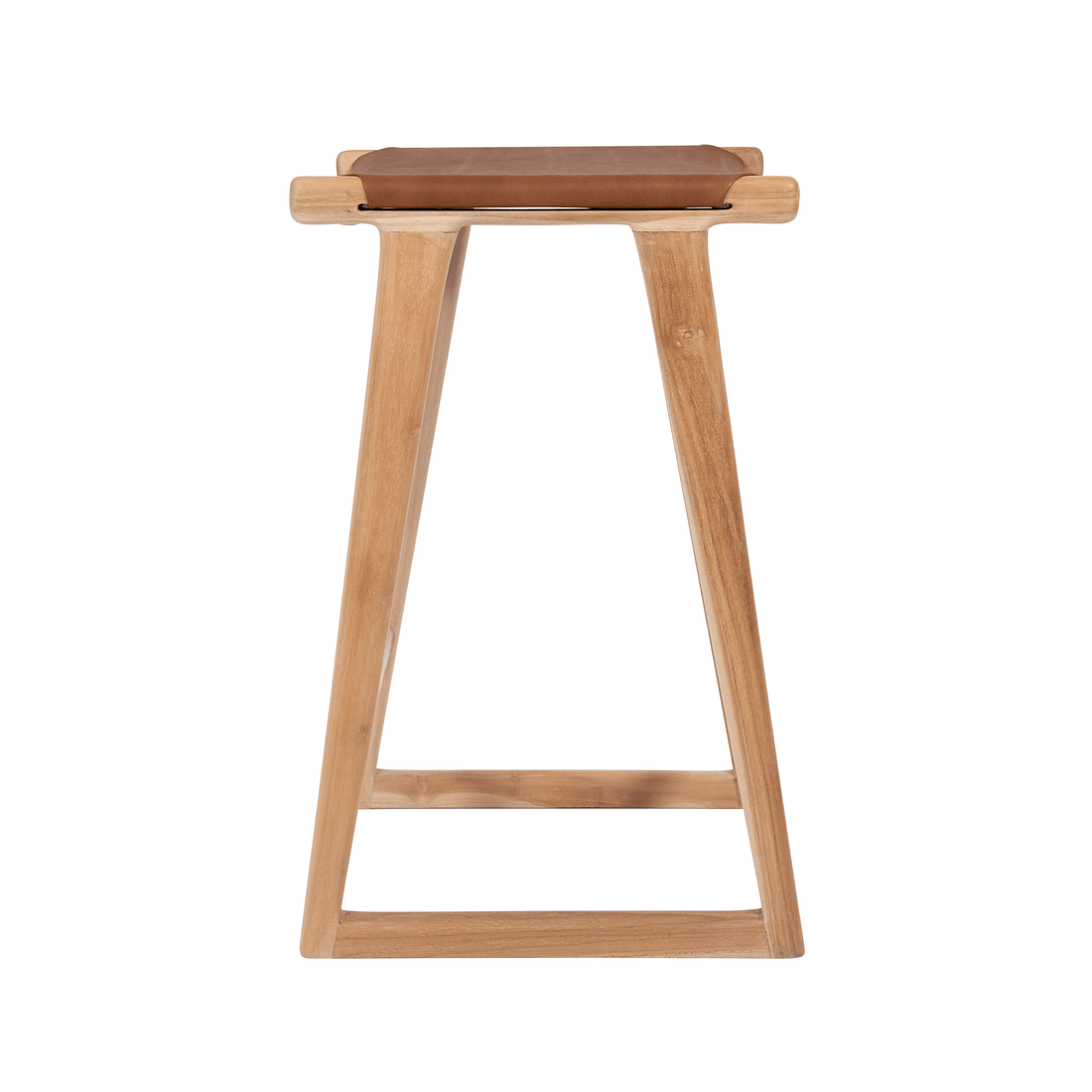 Emma | Kitchen Stool Leather Tan