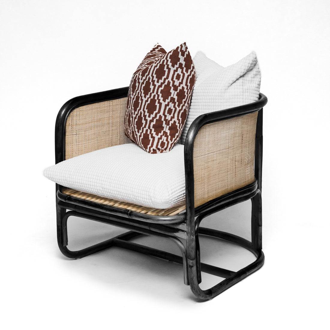 Evie | Occasional Chair Rattan Black