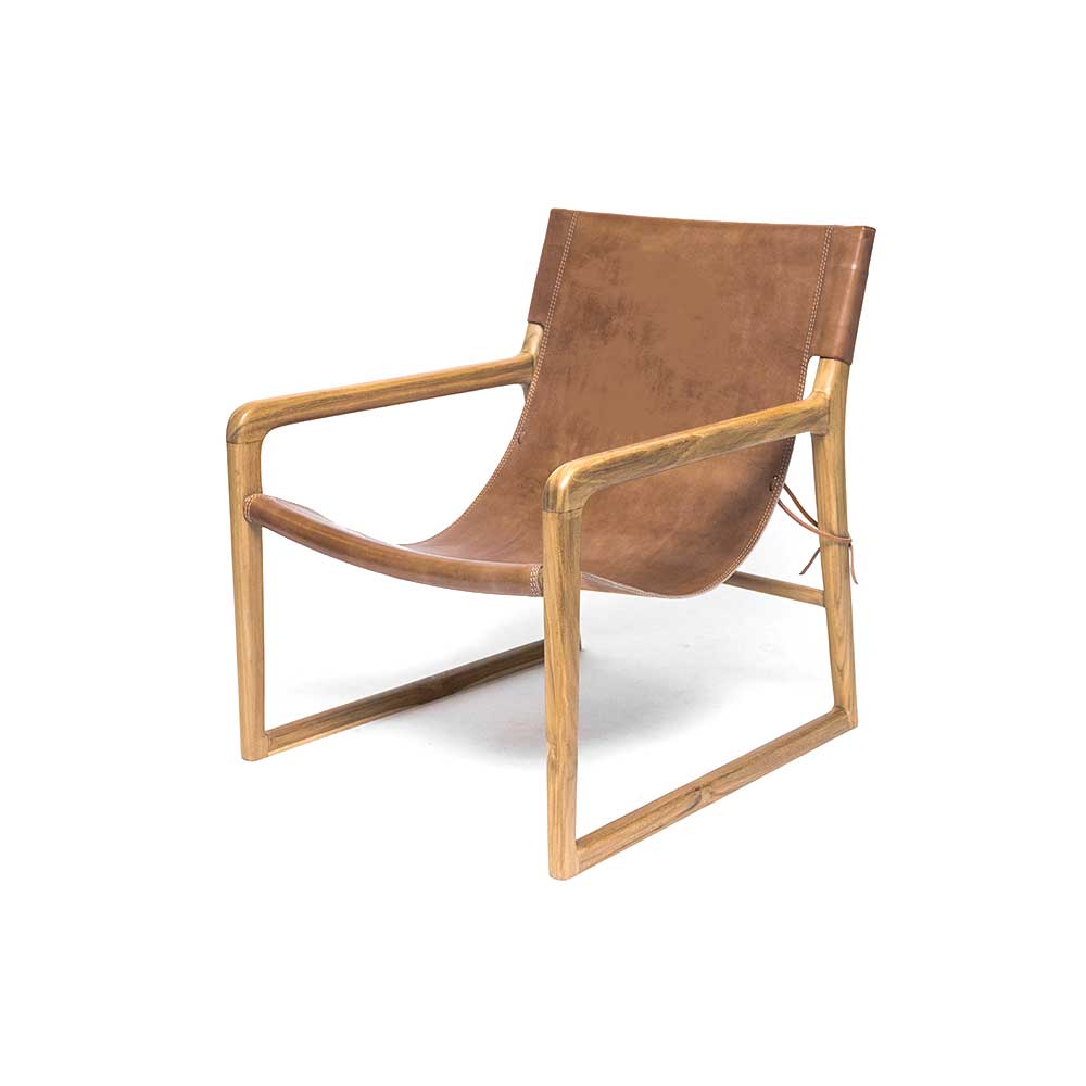 Heidi | Sling Chair Leather Tan