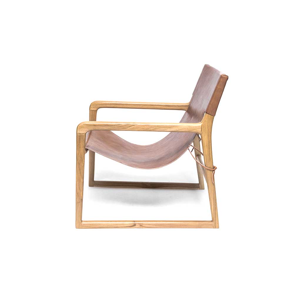 Heidi | Sling Chair Leather Tan