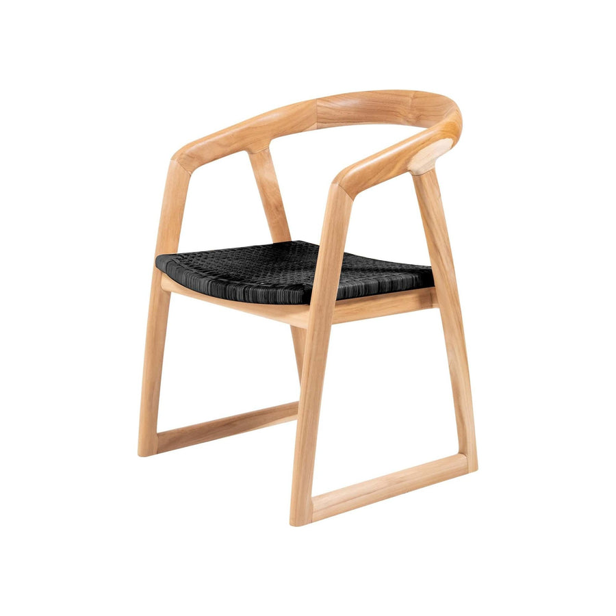 Mabel | Dining Chair Rattan Black