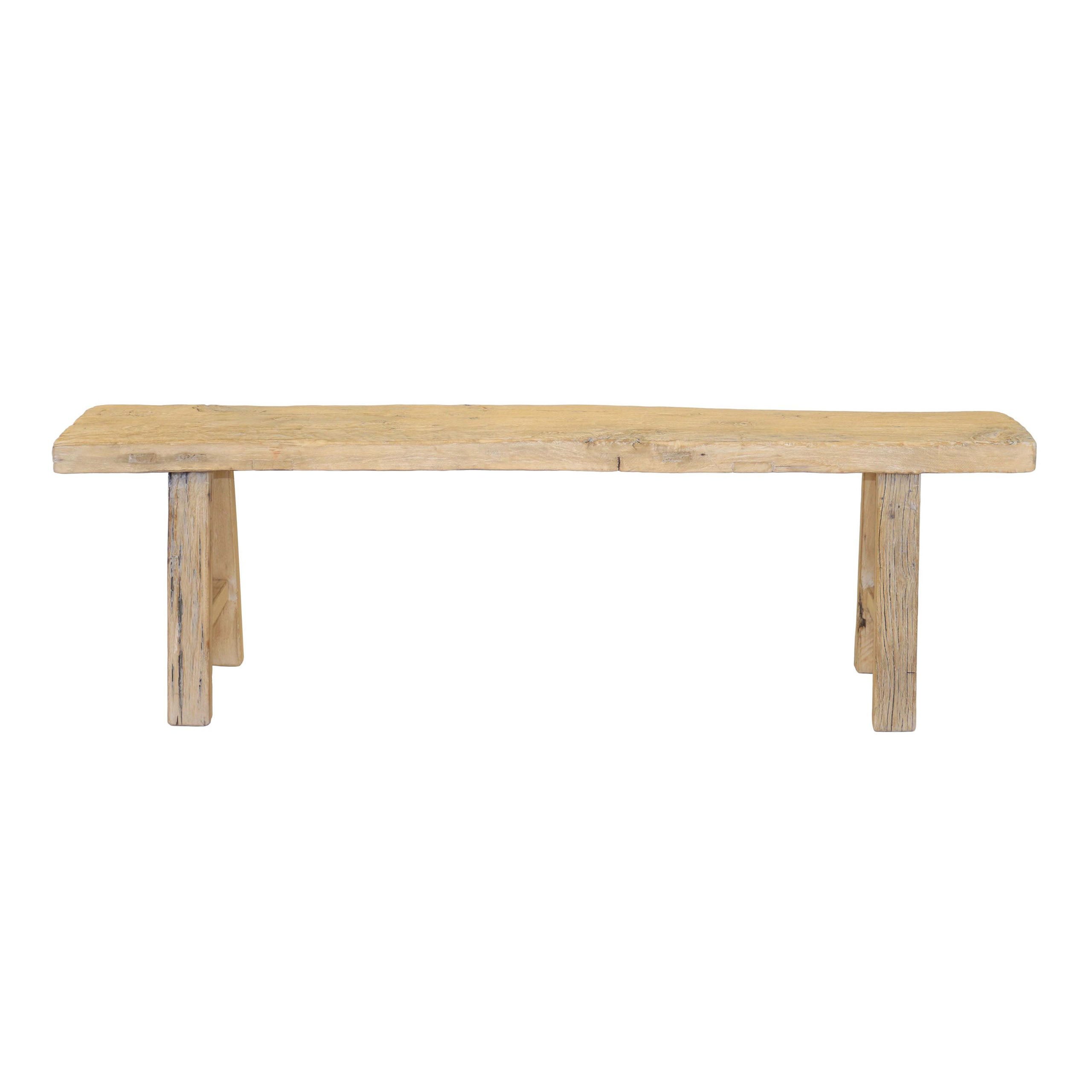 Natural Vintage Elm Bench | The Styling Republic