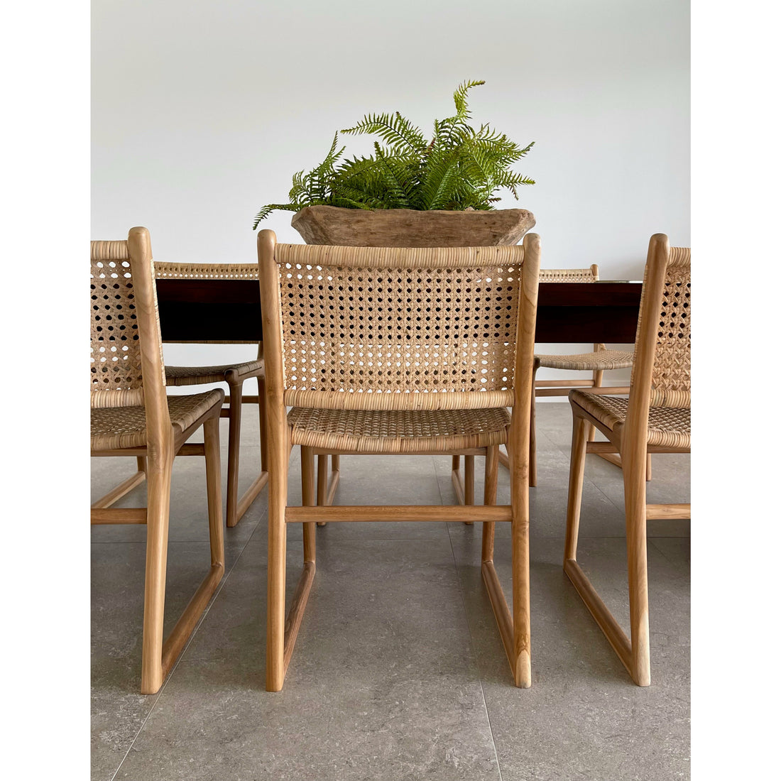 Daisy Dining Chair Rattan Natural