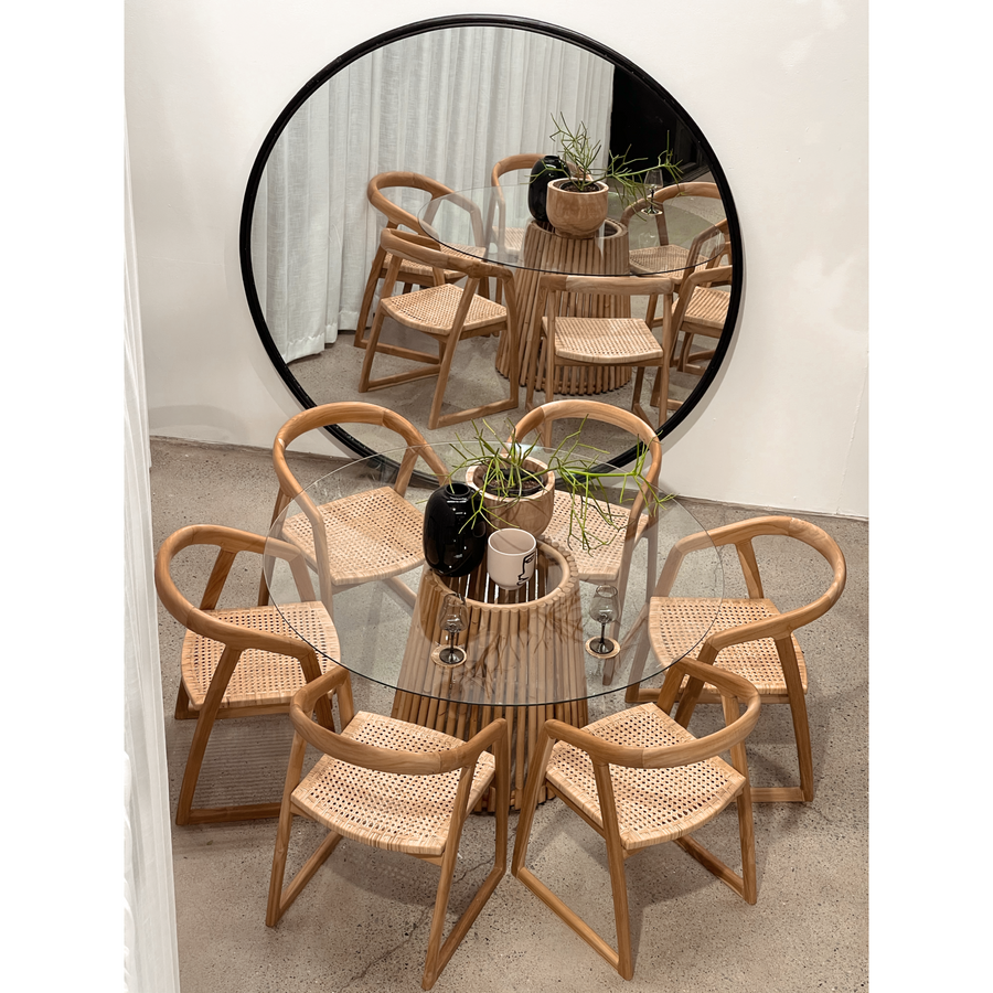 Mabel Dining Chair Rattan Natural