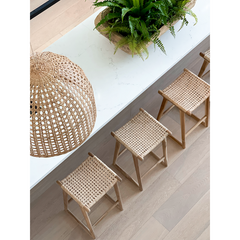 April | Kitchen Stool Rattan Natural