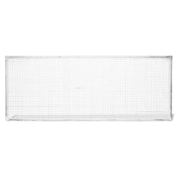 Karley Extra-Wide Bedhead in White Rattan